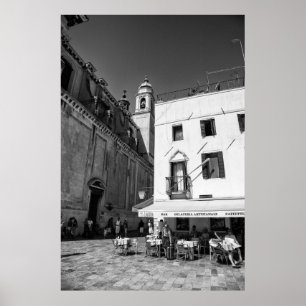 Venezianisches Straßen-Café - Plakat