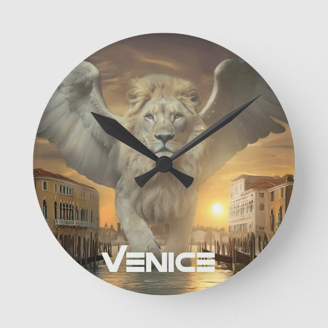 VENEZIG - ITALIEN RUNDE WANDUHR (Vorderseite)