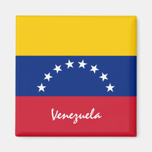 Venezolanische Fahne & Venezuela Ferien-/Sportfans Magnet