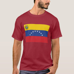 Venezolanische Flaggen-grundlegender dunkler T - T-Shirt