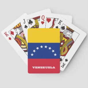 Venezolanische Flaggenspiele, Venezuela Spielkarte