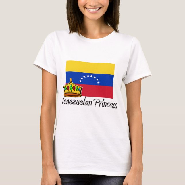 Venezolanische Prinzessin T-Shirt (Vorderseite)