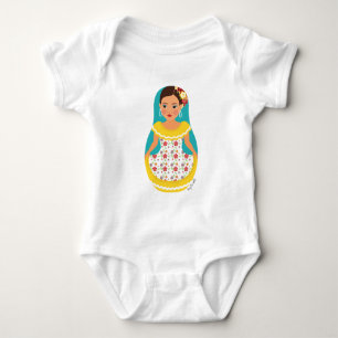 venezolanische Tänzerin Matrjoschka Baby Strampler
