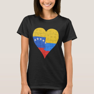 Venezolanisches Flaggenherz T-Shirt