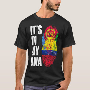 Venezolanisches und eritreisches DNA-Flag Heritage T-Shirt
