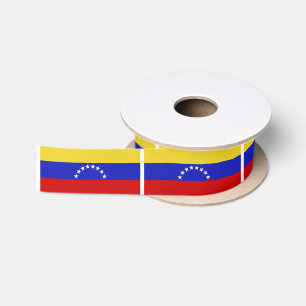 Venezuala Flagge Satinband