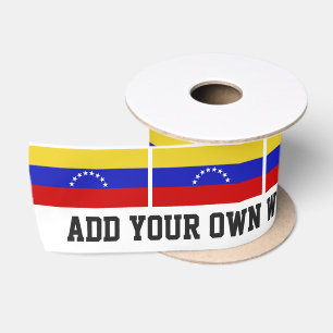 Venezuala Flagge Satinband