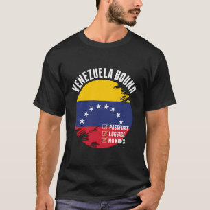 Venezuela Bound Country Travel Venezuelas Flagge V T-Shirt