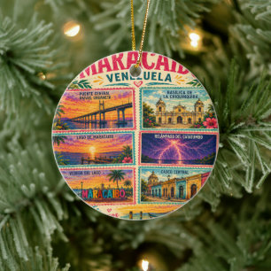Venezuela Briefmarke Maracaibo Estado Zulia Tropis Keramik Ornament