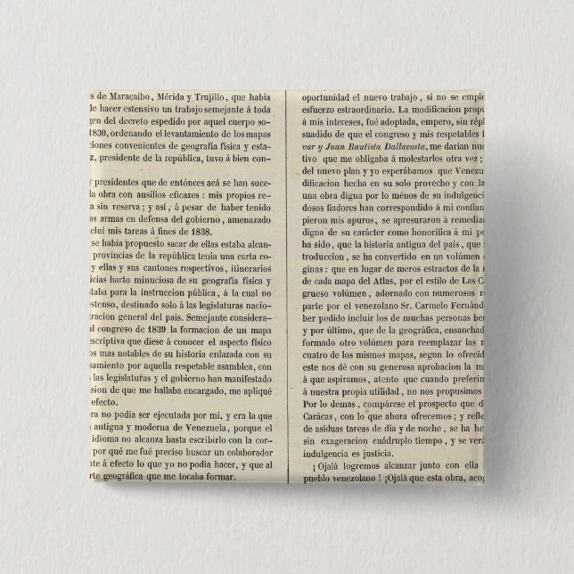 Venezuela Button (Vorderseite)