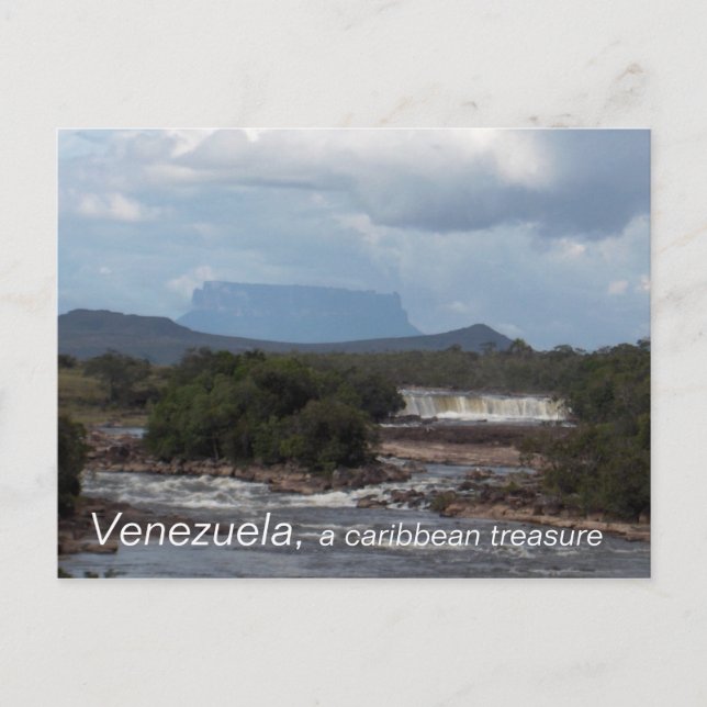 Venezuela, ein karibischer Schatz Postkarte (Vorderseite)