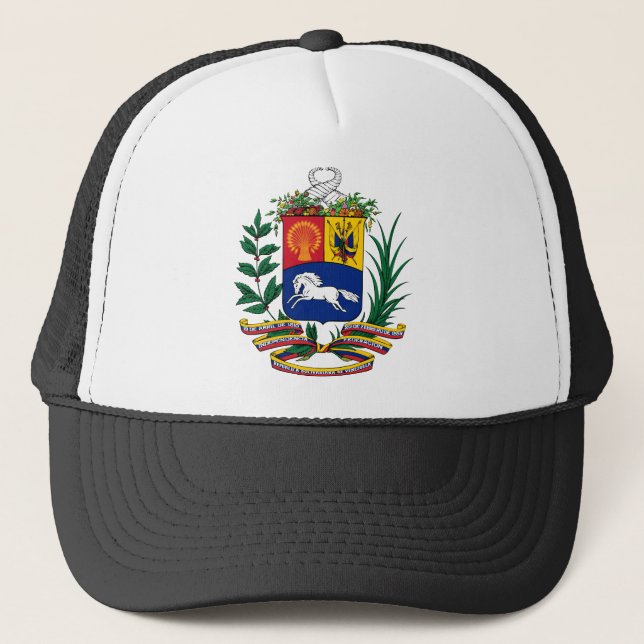Venezuela-Emblem Truckerkappe (Vorderseite)