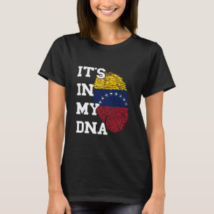 Venezuela Es steckt in meiner DNA Venezolanische W T-Shirt