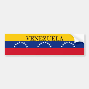 Venezuela fahndet patriotische Venezolaner Autoaufkleber