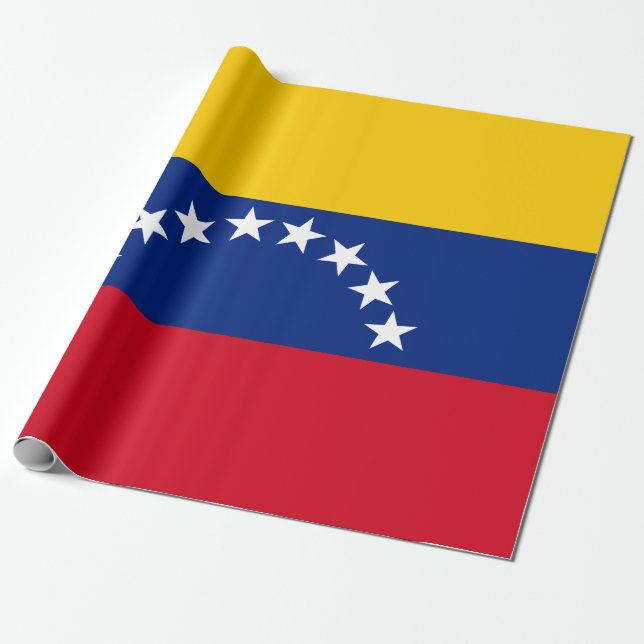 Venezuela fahndet patriotische Venezolaner Geschenkpapier (Ungerollt)