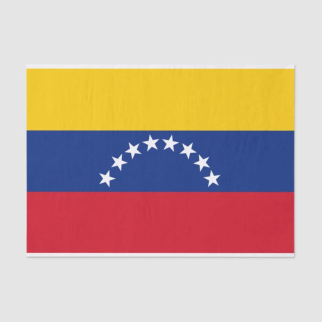 Venezuela fahndet patriotische Venezolaner Seidenpapier (Vorderseite)