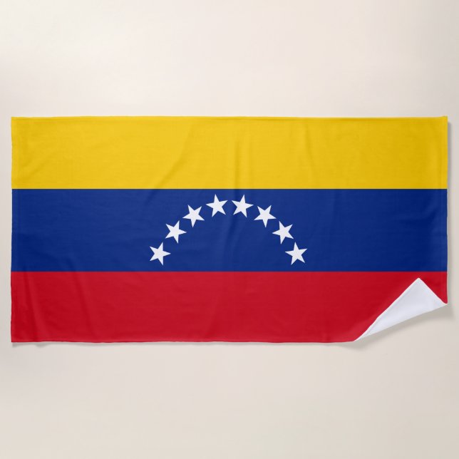 Venezuela fahndet patriotische Venezolaner Strandtuch (Vorderseite)