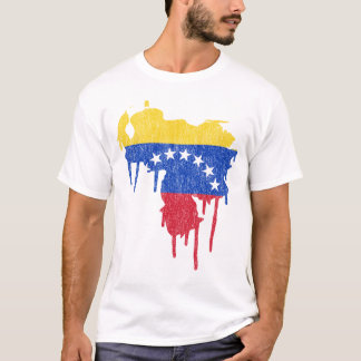 Venezuela-Farben-Tropfen T-Shirt
