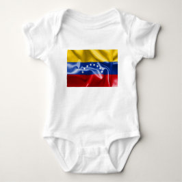 Venezuela Flag Baby Jersey Bodysuit Baby Strampler