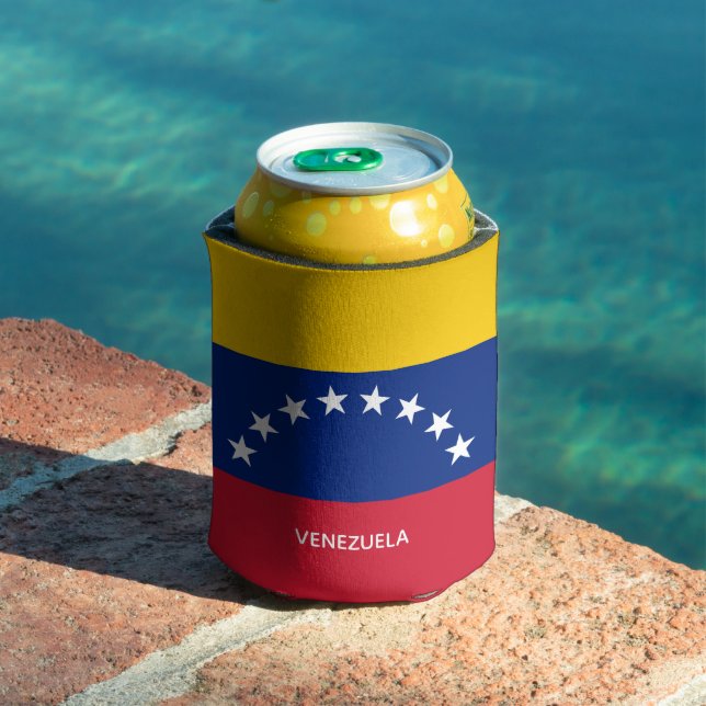 Venezuela flag custom can cooler dosenkühler (In Situ Pool)