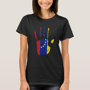 Venezuela Flag Hand Männer Frauen Kinder T-Shirt