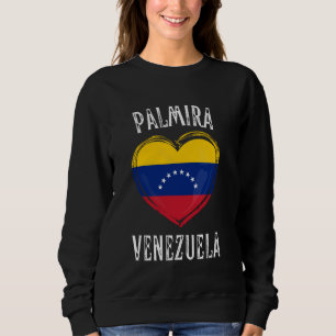 Venezuela Flag Herzstück Palmira City Sweatshirt