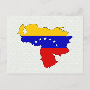 Venezuela Flag Karte in voller Größe