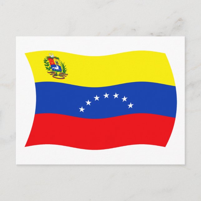 Venezuela Flag Postkarte (Vorderseite)