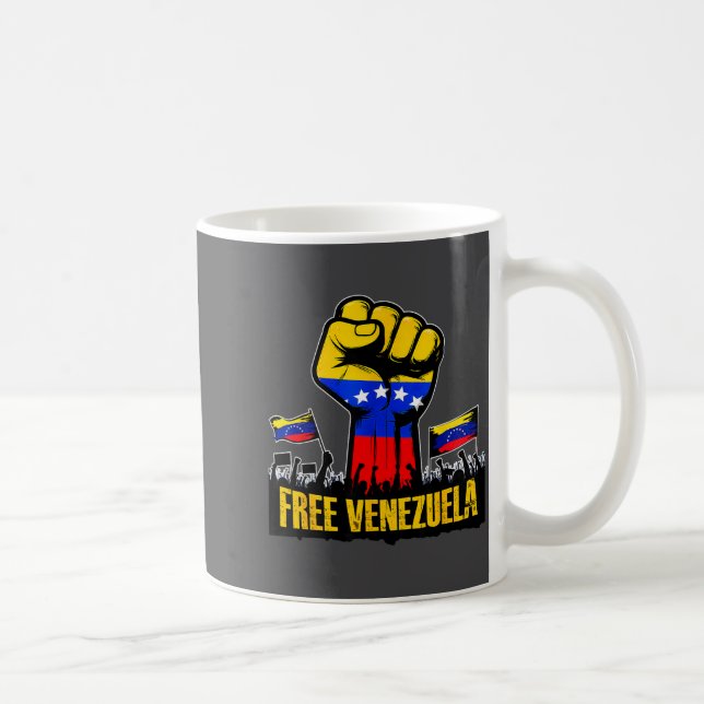 Venezuela Flag Venezuela Libre 2026  Kaffeetasse (Rechts)