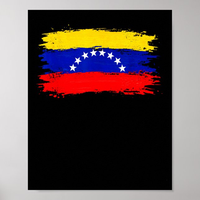Venezuela-Flagge 2026 Libre Frieden  Poster (Vorne)