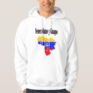Venezuela Flagge mit Text Venezolano y guapo Hoodie
