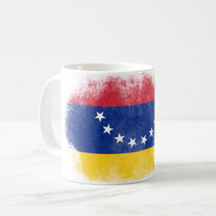 Venezuela-Flaggen-Andenken - beunruhigter Kaffeetasse