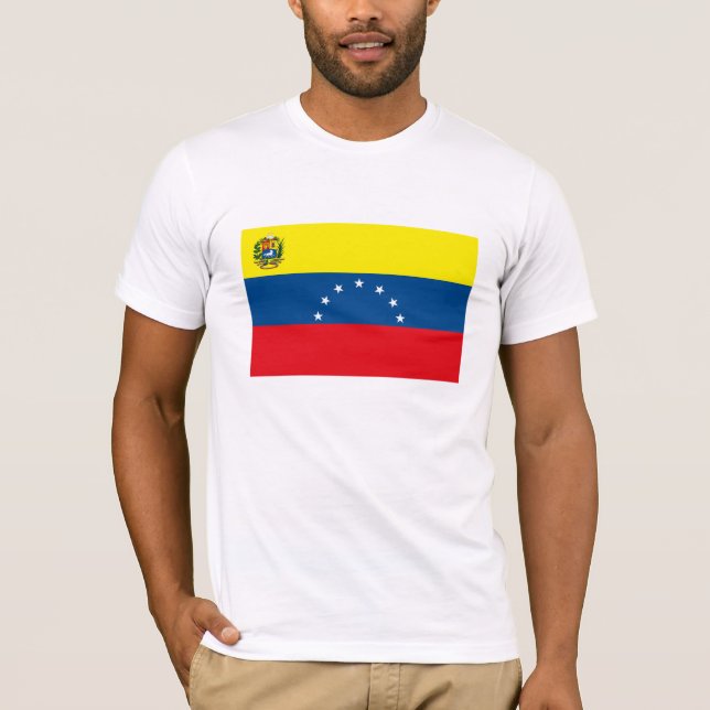 Venezuela-Flaggen-T - Shirt (Vorderseite)