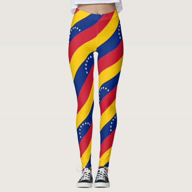 Venezuela-Flaggen-venezolanisches patriotisches Leggings (Vorderseite)