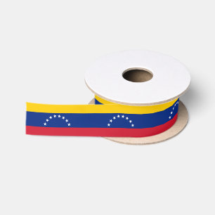 Venezuela-Flaggen-venezolanisches patriotisches Satinband