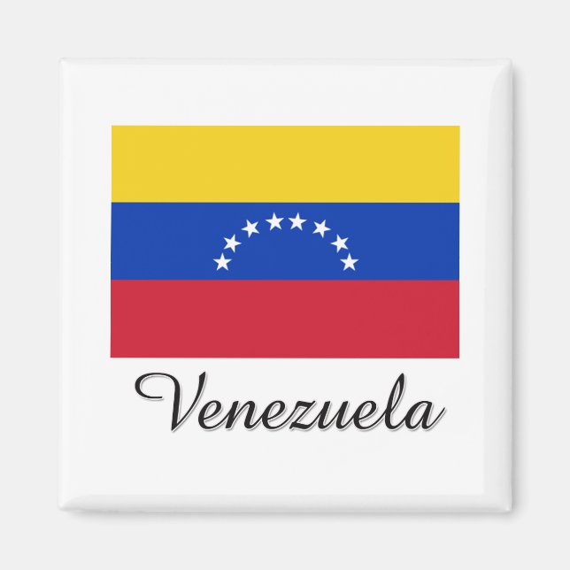 Venezuela-Flaggendesign Magnet (Vorne)