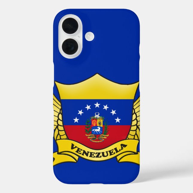 Venezuela-FlaggenEmblem Case-Mate iPhone Hülle (Rückseite)