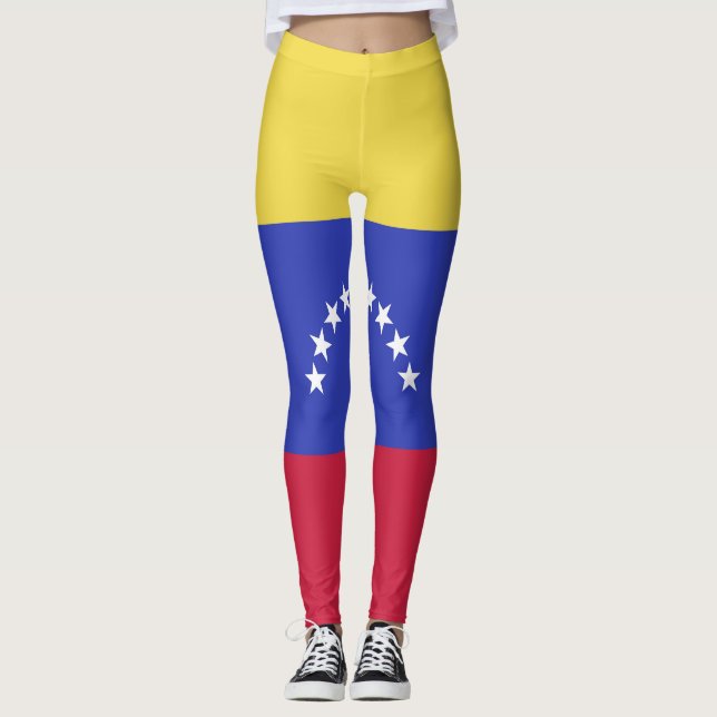 Venezuela-FlaggenEmblem Leggings (Vorderseite)