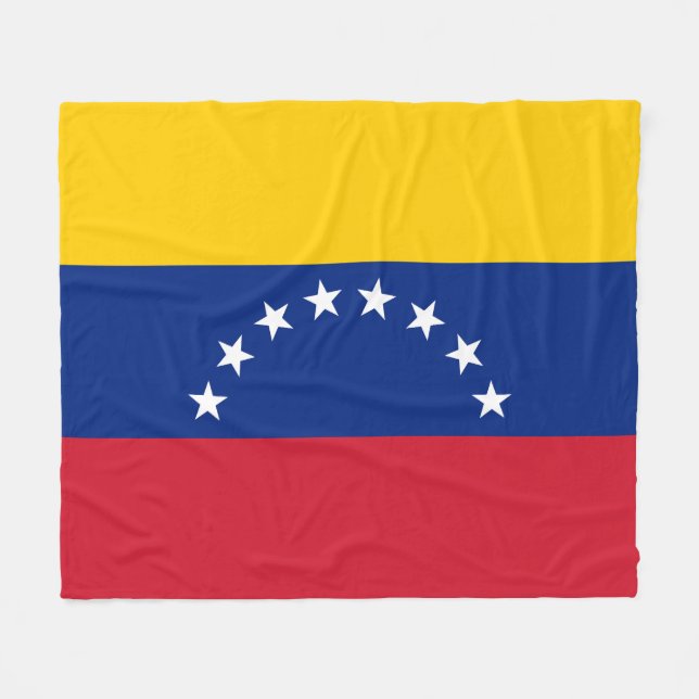 Venezuela Fleecedecke (Vorderseite (Horizontal))