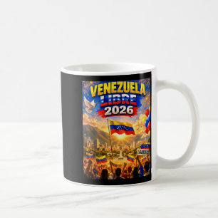 Venezuela Frei 2026 Venezuela Herz Flagge Kaffeetasse