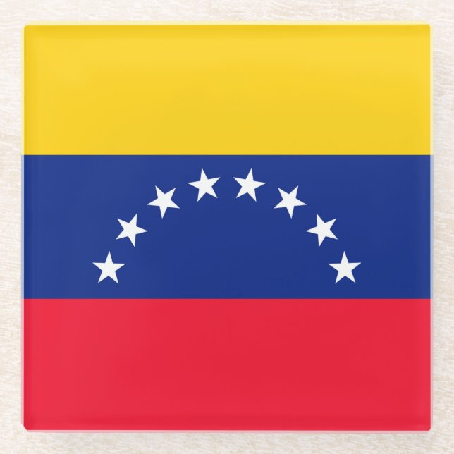 Venezuela Glasuntersetzer (Vorderseite)