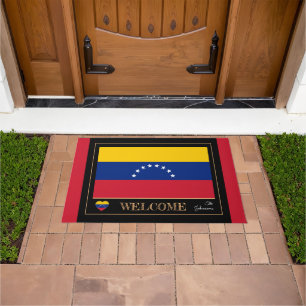 Venezuela Hausmatte, venezolanische Flagge, rot/ w Fußmatte