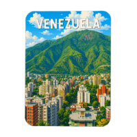 Venezuela Illustration Reise Kunst Vintage