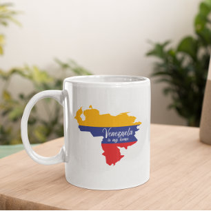 Venezuela ist meine Zuhause Flag Karte Kaffeetasse