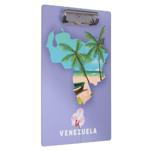 Venezuela-Karte Klemmbrett