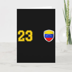 Venezuela - La Vinotinto Team Fußball Design für V Karte