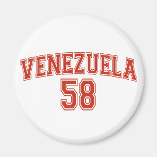 Venezuela-Landeskennzahl-Magnet Magnet