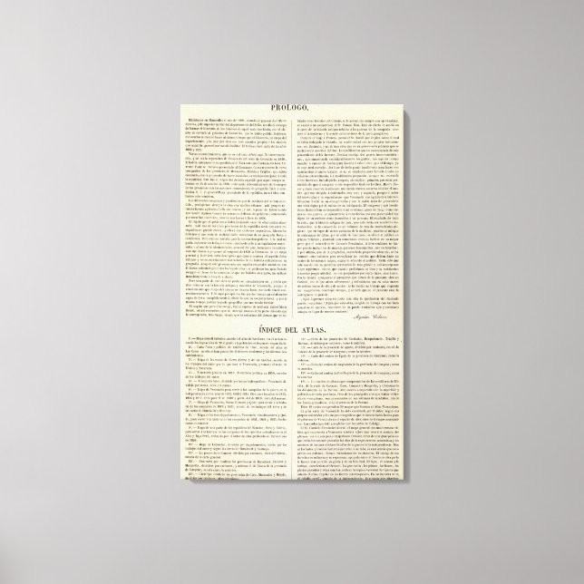 Venezuela Leinwanddruck (Vorderseite)