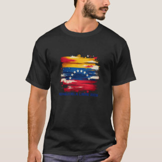Venezuela Libre 2026 Flaggenentwurf für Nationalst T-Shirt