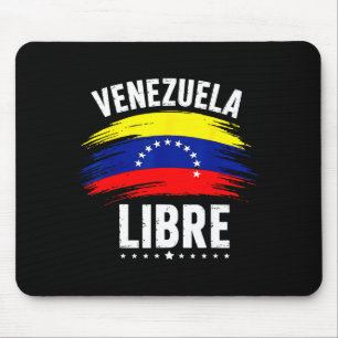 Venezuela Libre 2026 Venezuela Herz Flagge Mousepad